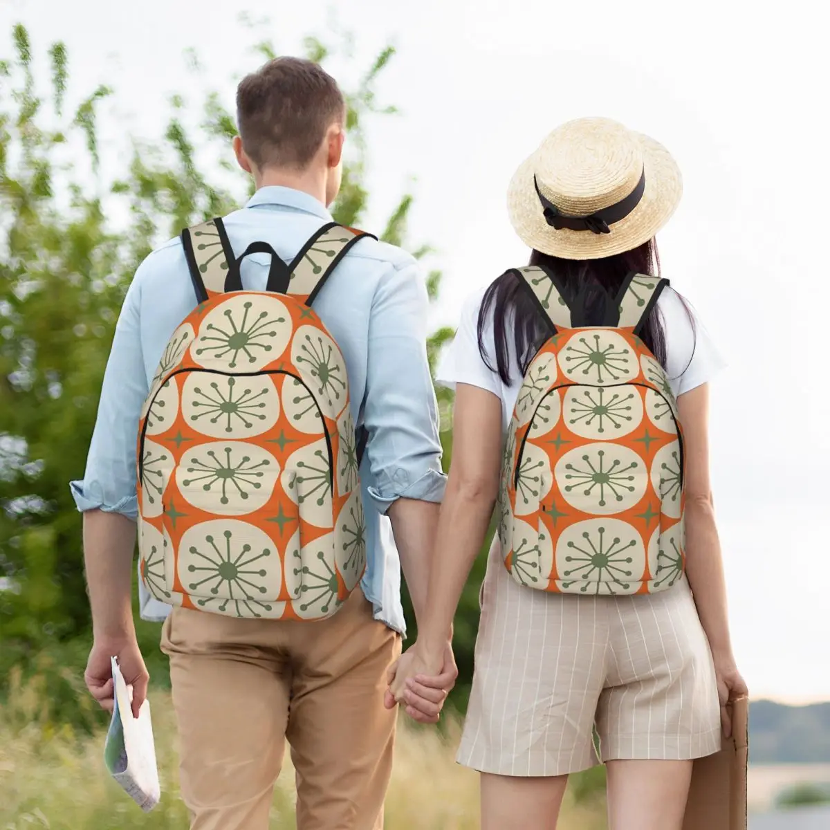 Mid Century Modern Atomic Dots And Stars Olive Green Beige Kids Backpack School Bag Hiking Travel Daypack Bookbag Shoulder Bags
Mid Century Modern Atomic Dots And Stars Olive Green Beige Kids Backpack School Bag Hiking Travel Daypack Bookbag Shoulder Bags