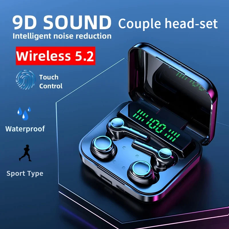 M21 Четырехухие наушники Bluetooth с шумоподавлением и микрофоном Беспроводной блок питания 9D Стерео Спортивные водонепроницаемые наушники-гарнитура
M21 Четырехухие наушники Bluetooth с шумоподавлением и микрофоном Беспроводной блок питания 9D Стерео Спортивные водонепроницаемые наушники-гарнитура