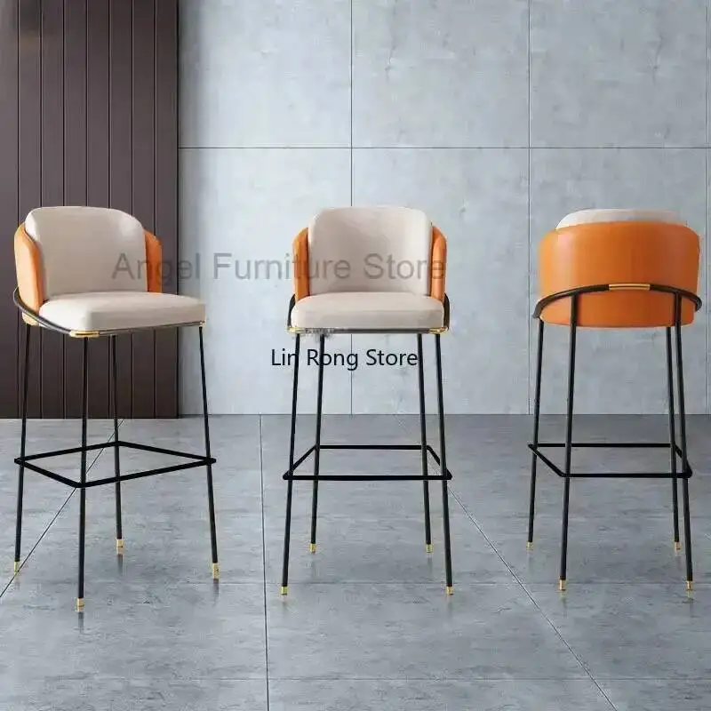 Стулья в скандинавском стиле, роскошный кожаный барный стул для отдыха, стойка регистрации, высокий барный стул со спинкой, шезлонг, барная кухонная мебель HY
Стулья в скандинавском стиле, роскошный кожаный барный стул для отдыха, стойка регистрации, высокий барный стул со спинкой, шезлонг, барная кухонная мебель HY