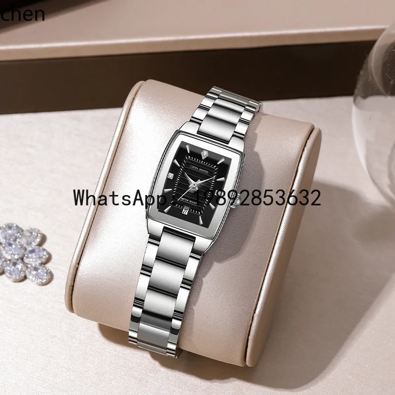 ZZ Women's Steel Band Quartz Watch Waterproof Stainless Steel Women's Small Square Watch
ZZ Women's Steel Band Quartz Watch Waterproof Stainless Steel Women's Small Square Watch