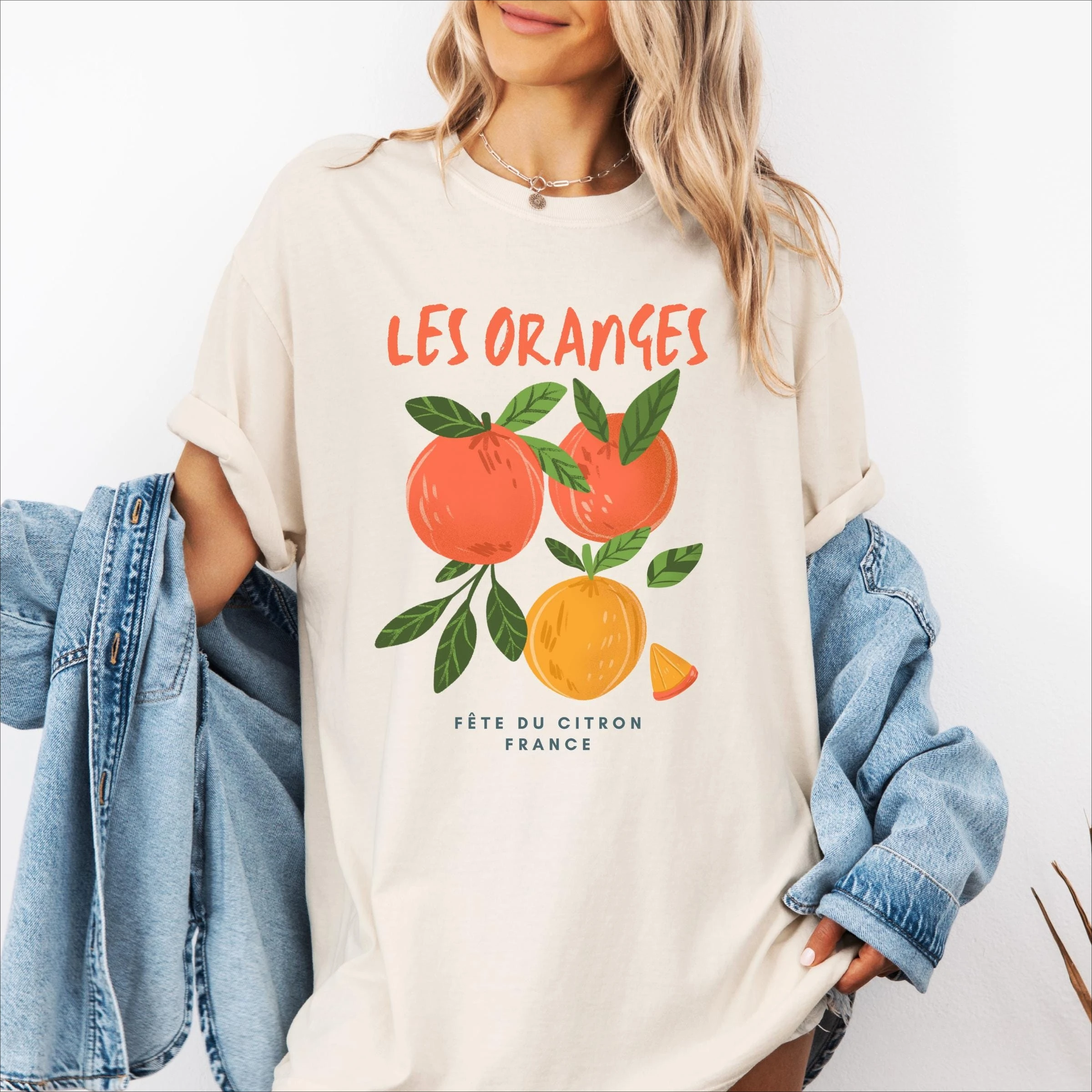 Orange Fruit T-shirt Peripheral Pattern Printing Summer Luxury Brand Cotton Men's and Women's T-shirt Short Sleeve
Orange Fruit T-shirt Peripheral Pattern Printing Summer Luxury Brand Cotton Men's and Women's T-shirt Short Sleeve