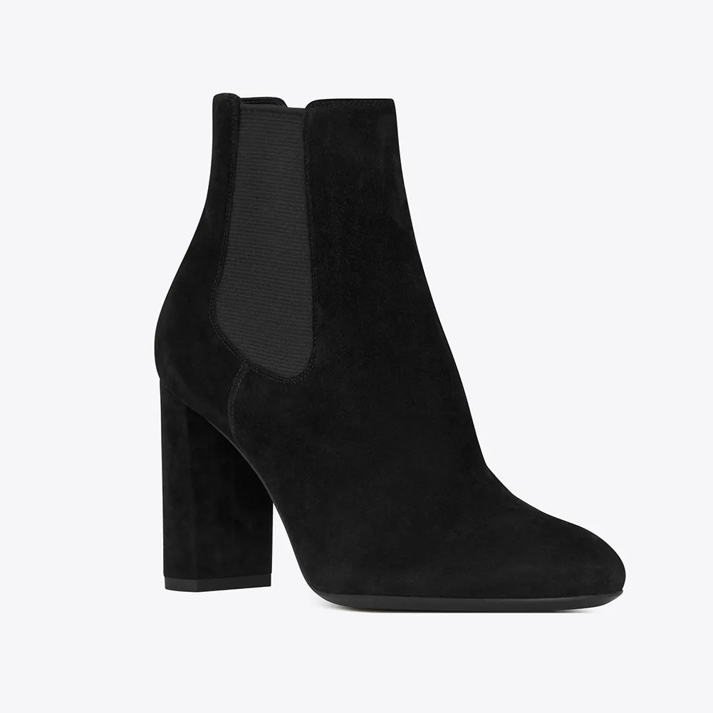 Thick High Heel Short Boots Shoes For Women Solid Color Zapatos Mujer Elastic Band Botas Heighten Ankle Boots Round Toe Botines
Thick High Heel Short Boots Shoes For Women Solid Color Zapatos Mujer Elastic Band Botas Heighten Ankle Boots Round Toe Botines