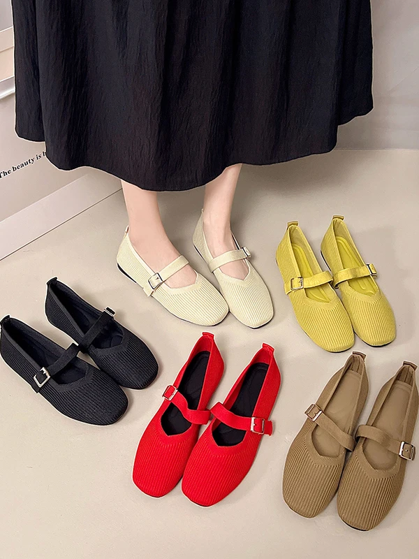 Ретро туфли Мэри Джейн без застежек, женские, новинка 2025 года, балетки, вязаные, мягкие, на плоской подошве, для юбок, повседневные, удобные, для мам
Ретро туфли Мэри Джейн без застежек, женские, новинка 2025 года, балетки, вязаные, мягкие, на плоской подошве, для юбок, повседневные, удобные, для мам