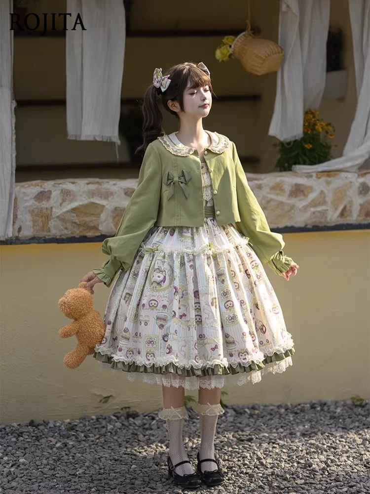 Original Lolita Dress for Women 2026 Spring Summer Cute Pastoral Sweet Lolita Style Dress Sleeveless Cartoon Dress
Original Lolita Dress for Women 2026 Spring Summer Cute Pastoral Sweet Lolita Style Dress Sleeveless Cartoon Dress