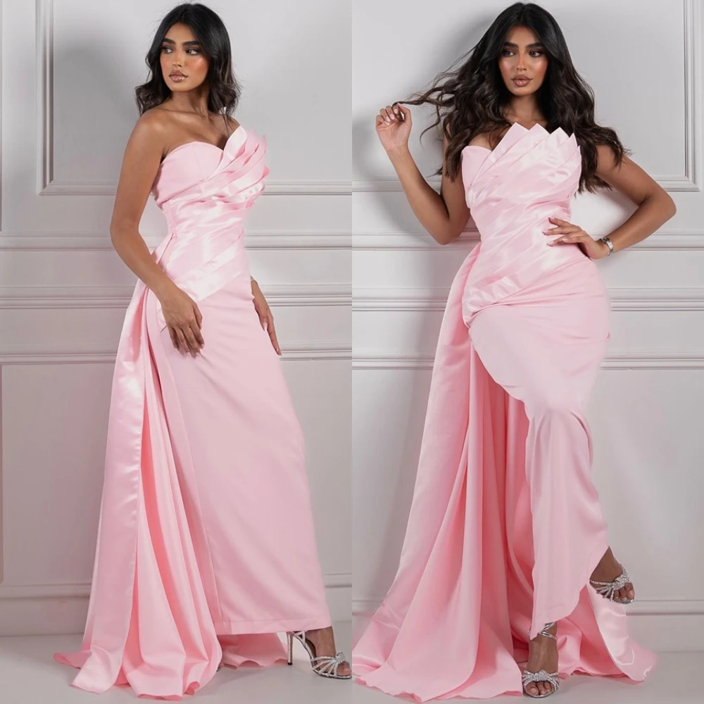 Customized Simple Jersey Sleeveless Evening Dress Graceful Mermaid Court Train Prom Dress Temperament Special Occasion Gowns
Customized Simple Jersey Sleeveless Evening Dress Graceful Mermaid Court Train Prom Dress Temperament Special Occasion Gowns