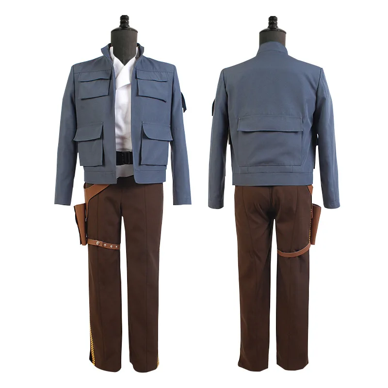 SW Han Solo Cosplay Costume Top and Pants with Accessories Full Set Halloween Masquerade Carnival Party Outfits for Men
SW Han Solo Cosplay Costume Top and Pants with Accessories Full Set Halloween Masquerade Carnival Party Outfits for Men