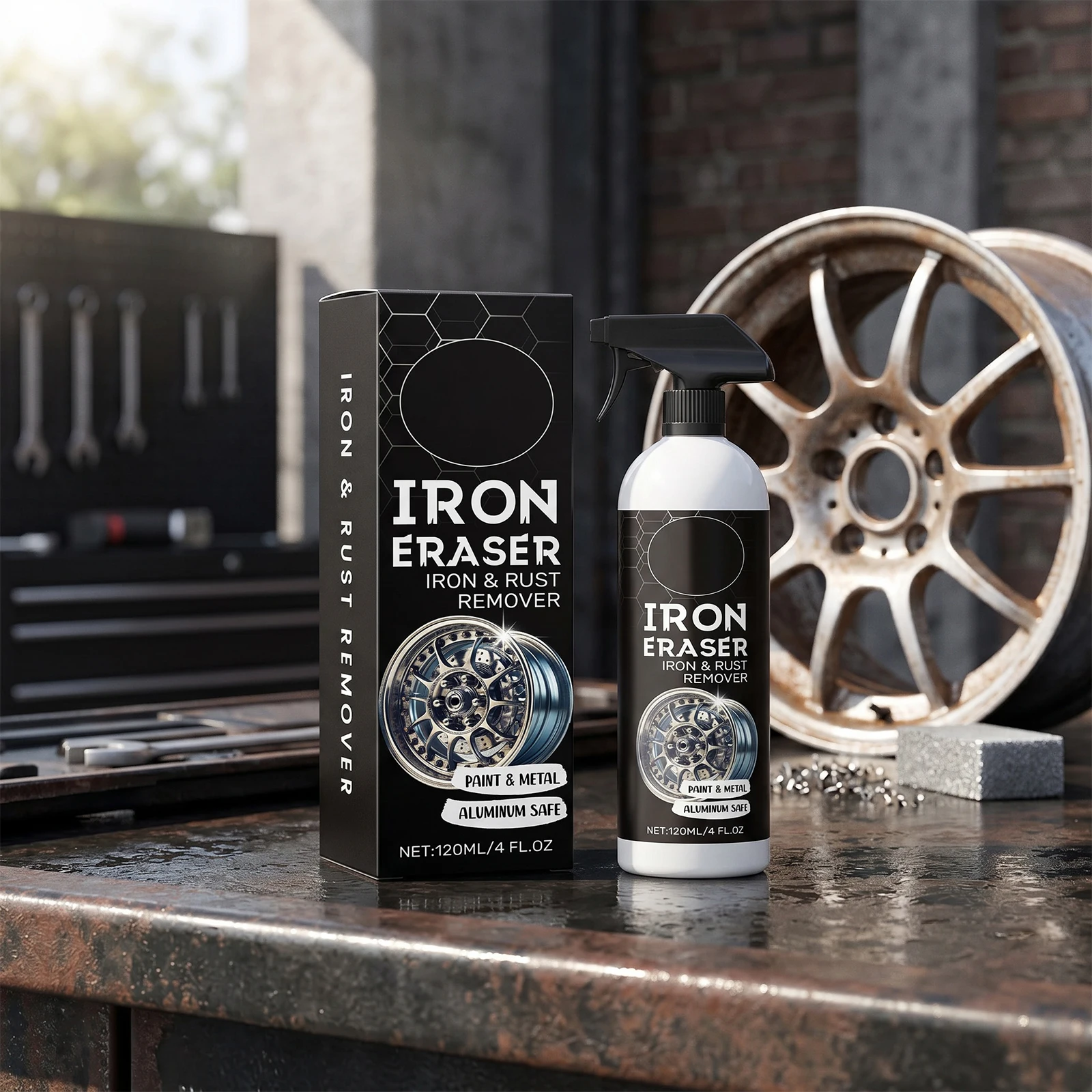 Car Iron Remover Spray Anti-Rust Protection Paint Safe Wheel Cleaner Professional Fallout Remover for All Vehicle Paint & Wheels
Car Iron Remover Spray Anti-Rust Protection Paint Safe Wheel Cleaner Professional Fallout Remover for All Vehicle Paint & Wheels