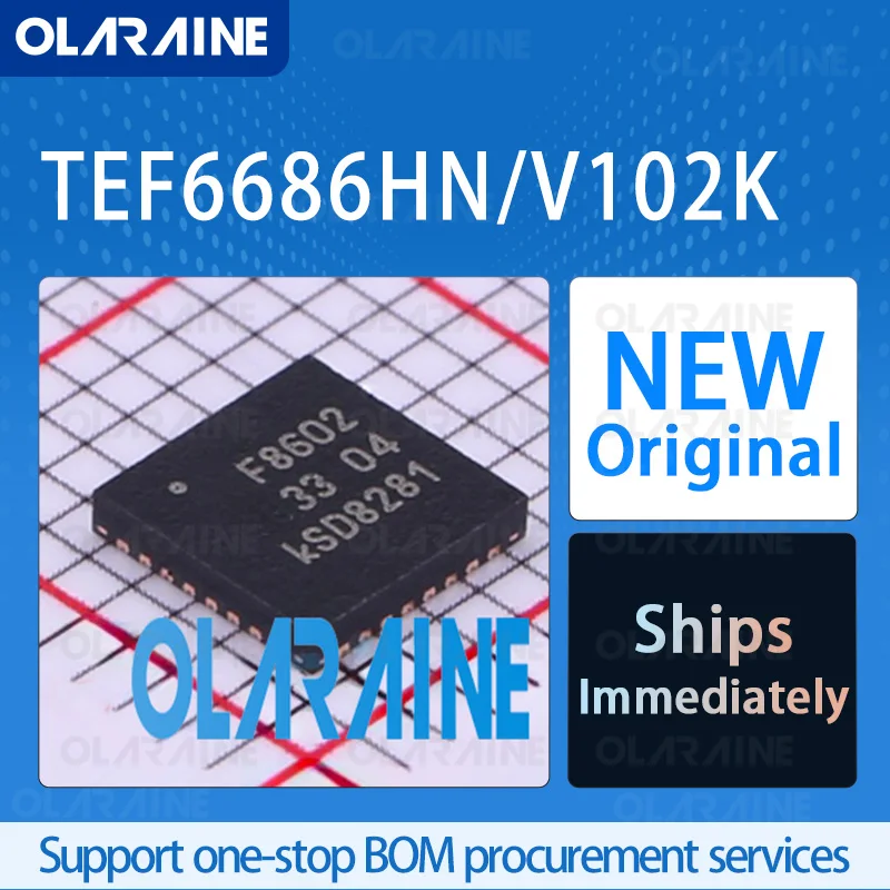1/5/10Pcs TEF6686HN/V102K QFN-32 original 100% New ic chip Tuner Low IF tuner high performance one-chip
1/5/10Pcs TEF6686HN/V102K QFN-32 original 100% New ic chip Tuner Low IF tuner high performance one-chip