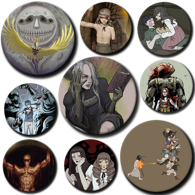 The Fear And Hunger Soft Button Pin Decor Women Brooch Clothes Creative Cute Metal Badge Fashion Funny Lapel Pin Cartoon Hat
The Fear And Hunger Soft Button Pin Decor Women Brooch Clothes Creative Cute Metal Badge Fashion Funny Lapel Pin Cartoon Hat