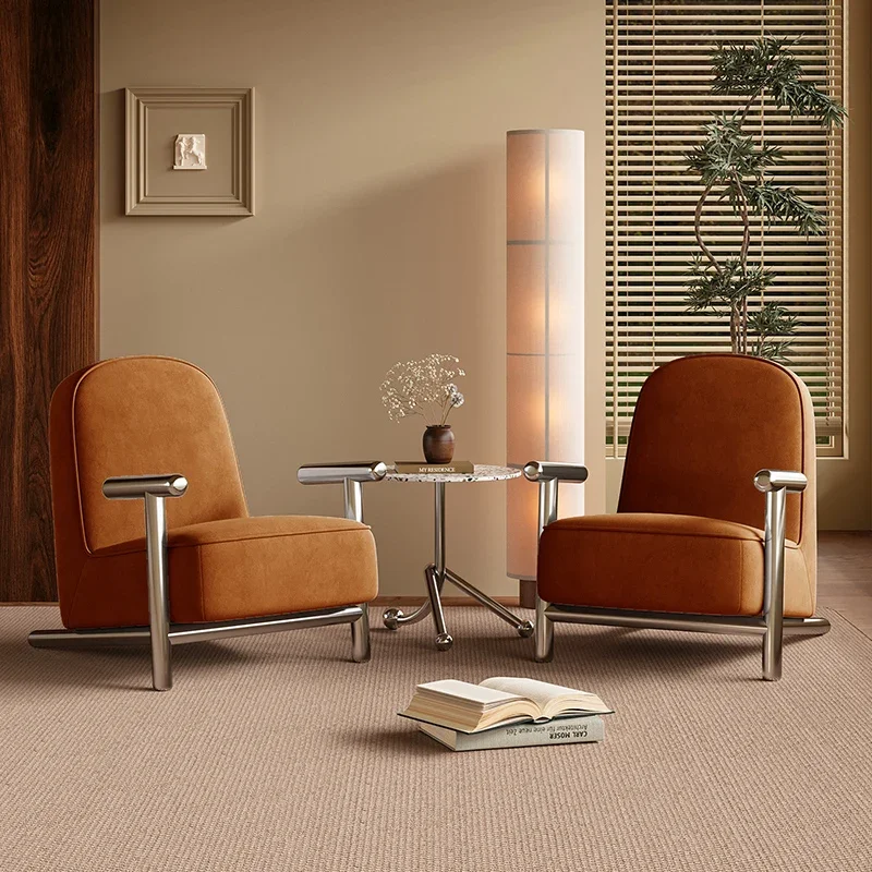 Modern Nordic Lazy Living Room Chairs Makeup Garden Creative Glassed Steel Chairs Lounge Clear Meubles De Salon Household Items
Modern Nordic Lazy Living Room Chairs Makeup Garden Creative Glassed Steel Chairs Lounge Clear Meubles De Salon Household Items