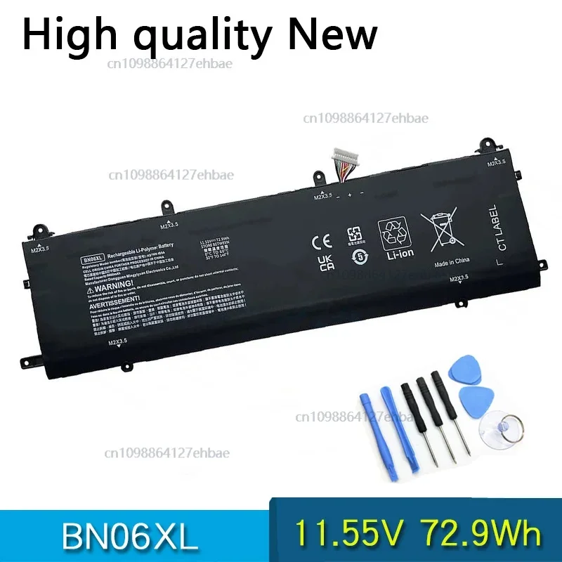 NEW High quality Battery BN06XL HSTNN-IB9A For HP Spectre X360 15-EB Convertible 15-EB L68235-1C1 L68299-005 11.55V 72.9Wh
NEW High quality Battery BN06XL HSTNN-IB9A For HP Spectre X360 15-EB Convertible 15-EB L68235-1C1 L68299-005 11.55V 72.9Wh