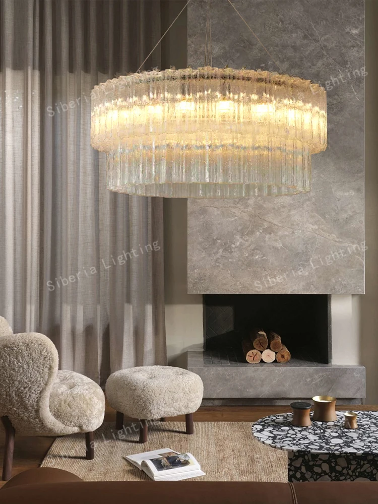 Vintage Texture Glass European Hanging Lamp for Ceiling Led Home Decor Pendant Lights Living Room Lustre Villa Lighting Fixture
Vintage Texture Glass European Hanging Lamp for Ceiling Led Home Decor Pendant Lights Living Room Lustre Villa Lighting Fixture