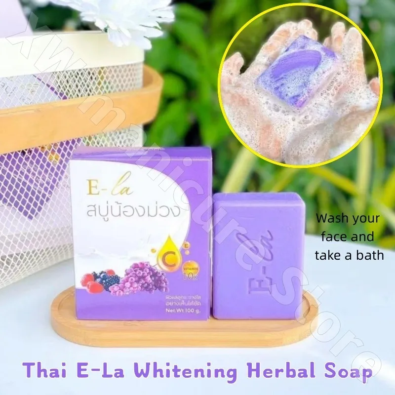 Thai Herbal Soap Wash Face and Bath Whole Body Oil Control Cleansing Exfoliation Brightens Skin Tone Moisturizing 100g
Thai Herbal Soap Wash Face and Bath Whole Body Oil Control Cleansing Exfoliation Brightens Skin Tone Moisturizing 100g