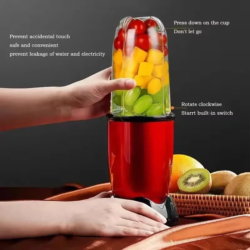 Blender Kitchen Chopper Portable Stationary Blender For Smoothies Mixer Machine Electric Juicer Food Processor Multifunctional
Blender Kitchen Chopper Portable Stationary Blender For Smoothies Mixer Machine Electric Juicer Food Processor Multifunctional