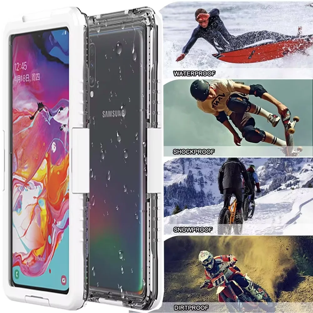 Waterproof Phone Cases for Samsung M35 F55 C55 M55 Pouch Swimming Shockproof Cover Protective Shell Full Converage
Waterproof Phone Cases for Samsung M35 F55 C55 M55 Pouch Swimming Shockproof Cover Protective Shell Full Converage