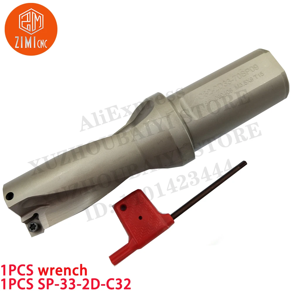 SP-33-2D-C32 U drill turning indexable drill 33mm C32-2D FOR SPMG090408 insert CNC tool mechanical cutting tool metal lathe tool
SP-33-2D-C32 U drill turning indexable drill 33mm C32-2D FOR SPMG090408 insert CNC tool mechanical cutting tool metal lathe tool