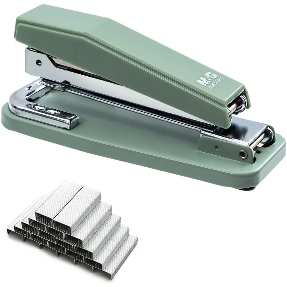 180° Rotating Swing-Arm Stapler for 50-Sheet Capacity, Ideal for Binding Documents or Booklets, Durable and Versatile for Office
180° Rotating Swing-Arm Stapler for 50-Sheet Capacity, Ideal for Binding Documents or Booklets, Durable and Versatile for Office