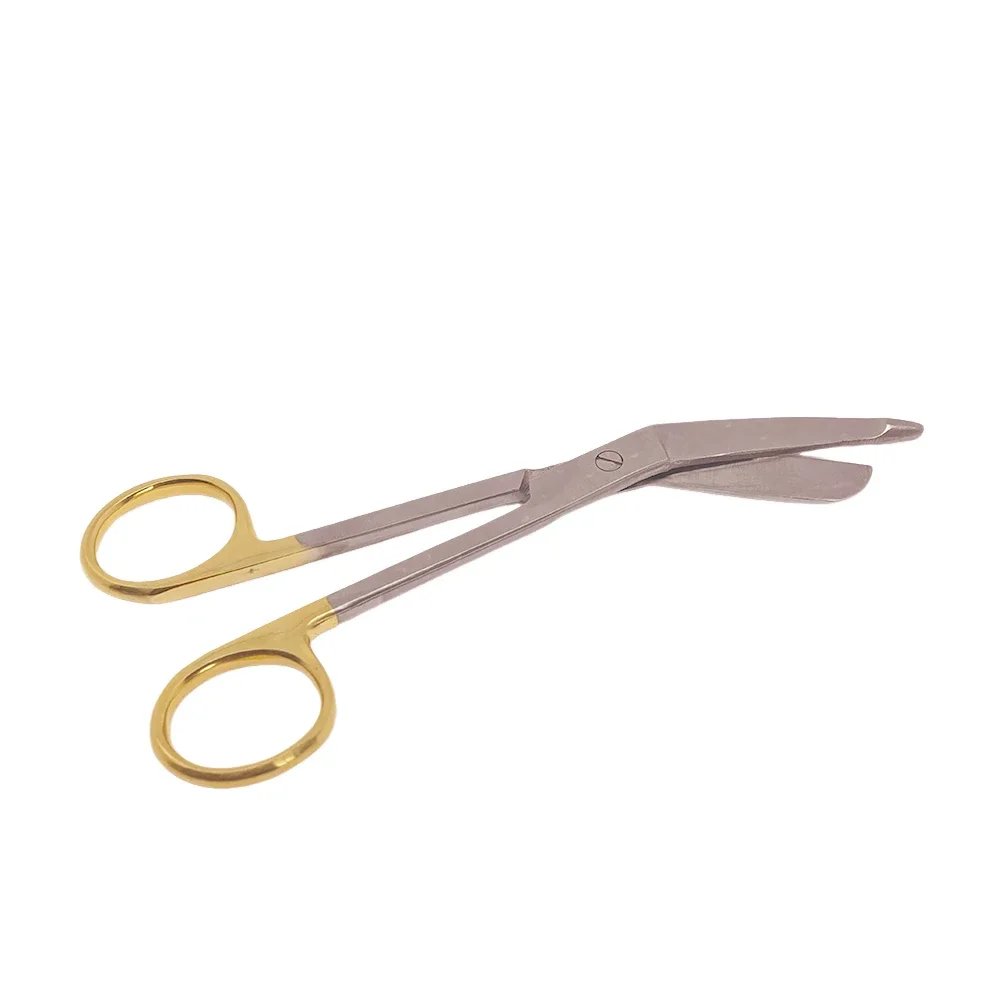 14 Cm Stainless Steel Bandage Scissors Nursing Medical Gold Scissors for Home Use First Clinical Care Orthopedic Scissors
14 Cm Stainless Steel Bandage Scissors Nursing Medical Gold Scissors for Home Use First Clinical Care Orthopedic Scissors