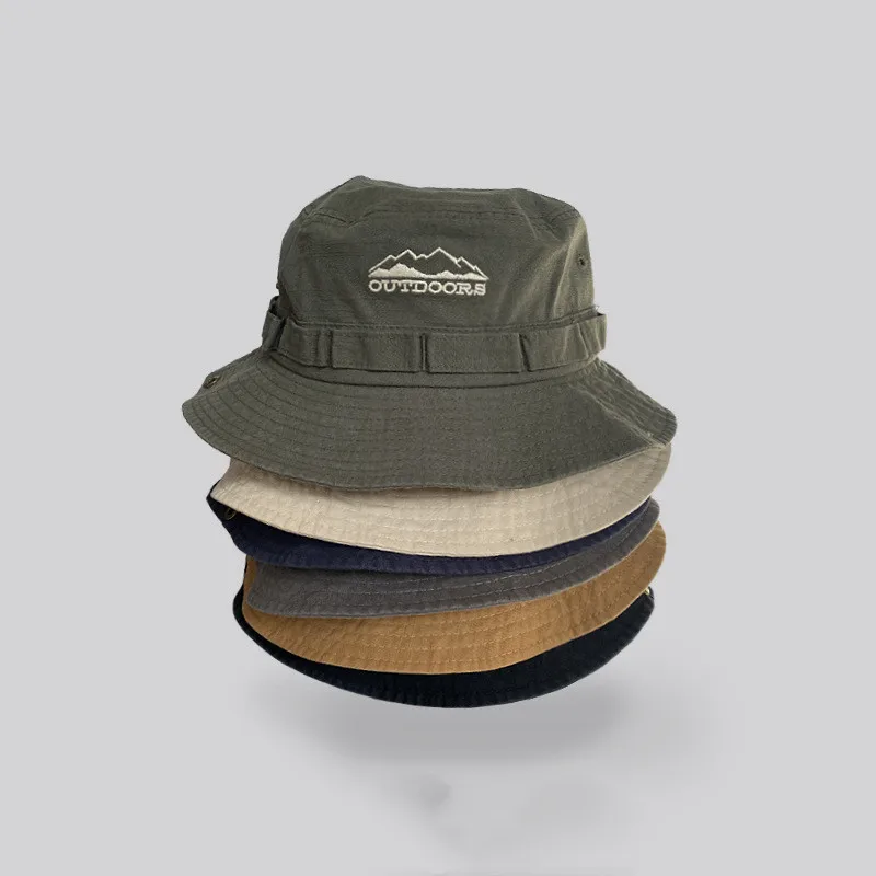 Outdoor Fashion Wash Retro Bucket Hat Men's and Women's Couple Letters Embroidery Sun-Shade Fisherman Hat Summer
Outdoor Fashion Wash Retro Bucket Hat Men's and Women's Couple Letters Embroidery Sun-Shade Fisherman Hat Summer
