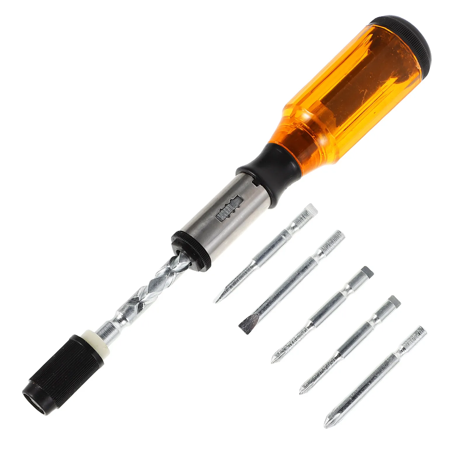 Ratchet Screwdriver Semi Automatic Push Pull Adjustment Spiral Hand Pressing Rotating Spiral Ratchet Tool Quick Efficiency
Ratchet Screwdriver Semi Automatic Push Pull Adjustment Spiral Hand Pressing Rotating Spiral Ratchet Tool Quick Efficiency