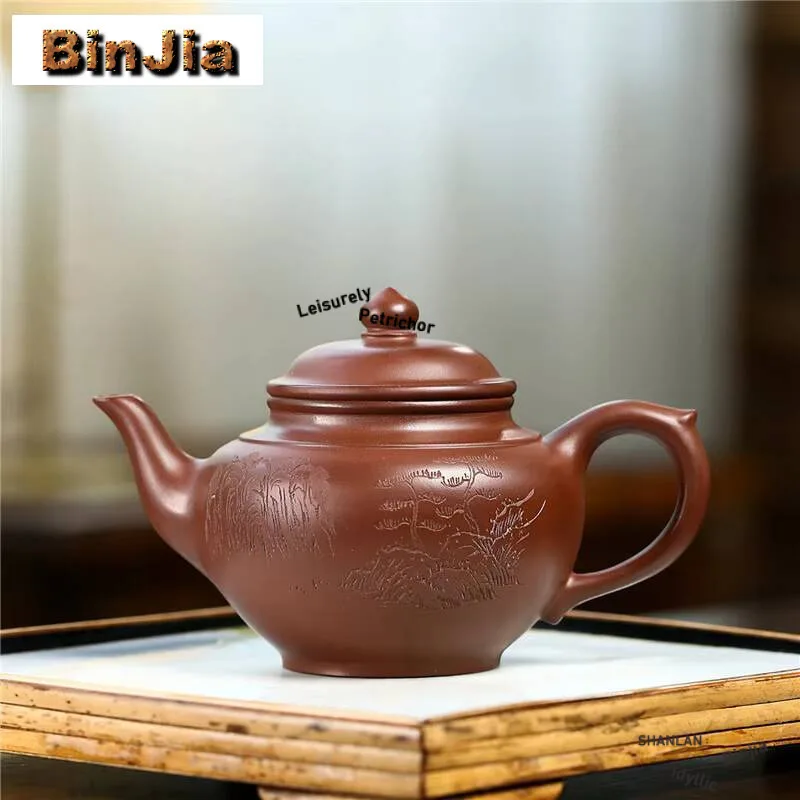 260 мл Исин фиолетовые глиняные чайники ручной работы пейзажный горшок чайник из необработанной руды и грязи с заварочным устройством китайский чайный набор Zisha аксессуары для рукоделия
260 мл Исин фиолетовые глиняные чайники ручной работы пейзажный горшок чайник из необработанной руды и грязи с заварочным устройством китайский чайный набор Zisha аксессуары для рукоделия