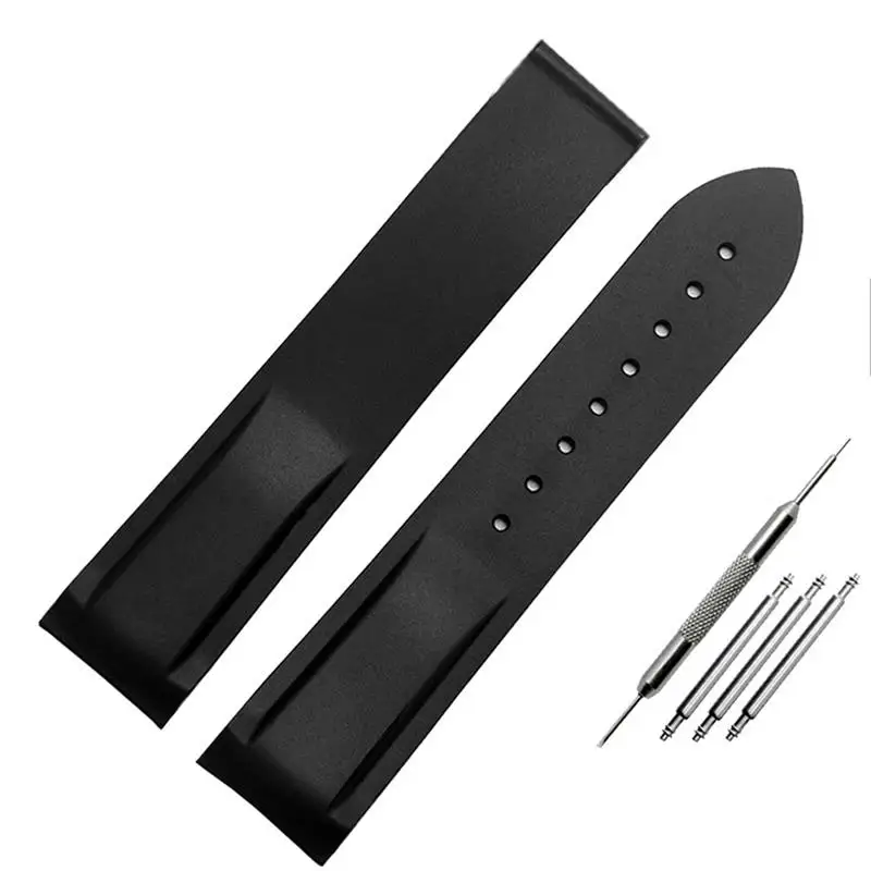 BEFIA 20mm 22mm Curved interface Rubber Silicone Watch Bands For Omega Seamaster 300 speedmaster Strap Watchbands
BEFIA 20mm 22mm Curved interface Rubber Silicone Watch Bands For Omega Seamaster 300 speedmaster Strap Watchbands