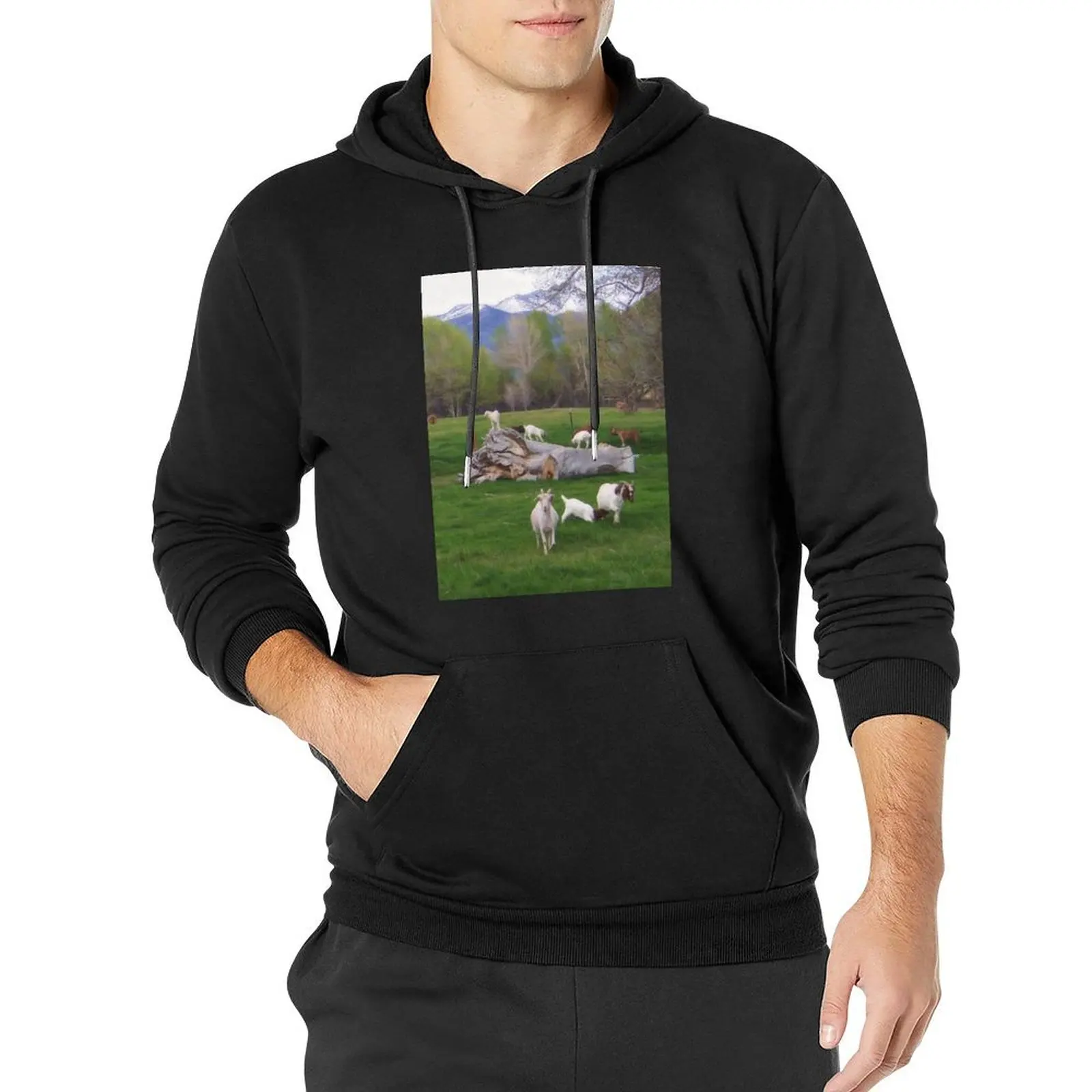 Goats on a Log Pullover Hoodie streetwear men men's sweat-shirt mens clothing new hoodies and sweatshirts
Goats on a Log Pullover Hoodie streetwear men men's sweat-shirt mens clothing new hoodies and sweatshirts