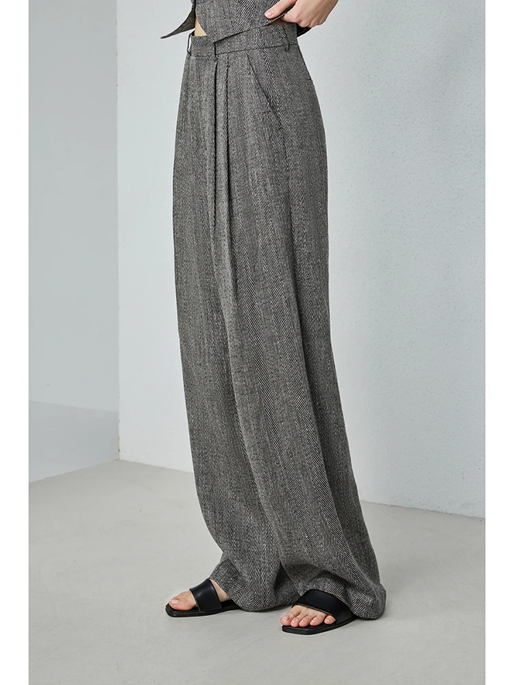 UNQ Walking Air Conditioned Wide Leg Pants Heavy Interweaving Linen Fabric Slimming Effect Dual Color High Waist Zipper Closu...
UNQ Walking Air Conditioned Wide Leg Pants Heavy Interweaving Linen Fabric Slimming Effect Dual Color High Waist Zipper Closu...