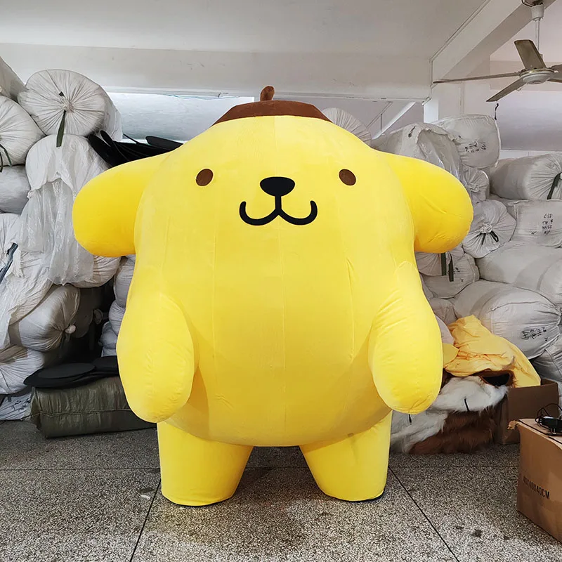 MIniso Sanrio Inflatable Pompompurin Mascot Costume Cute Yellow Dog Blow Up Walking Doll Clothes Halloween Chrismtas Party Suits
MIniso Sanrio Inflatable Pompompurin Mascot Costume Cute Yellow Dog Blow Up Walking Doll Clothes Halloween Chrismtas Party Suits