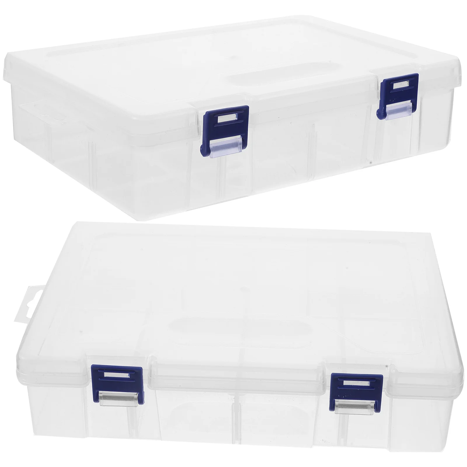 2pcs Plastic Storage Box Transparent Bead Organizer Craft Supplies Hardware Bolts Nails Screws Small Parts Clear Lid Reusable
2pcs Plastic Storage Box Transparent Bead Organizer Craft Supplies Hardware Bolts Nails Screws Small Parts Clear Lid Reusable