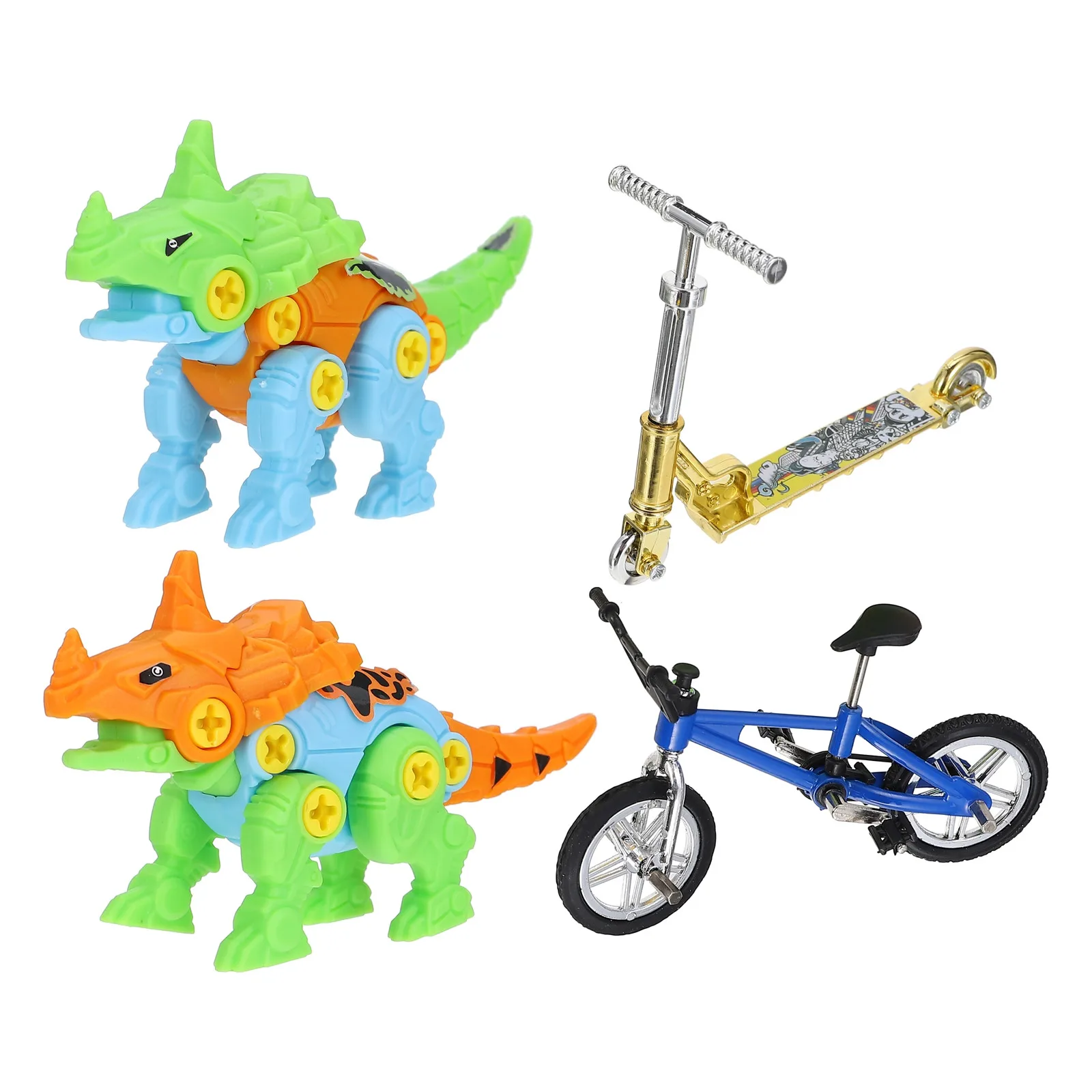 1Set Mini Finger Bike Scooter DIY Dinosaur Finger Sports Gift High Quality Aluminum Alloy Flexible Desktop Game Equipment
1Set Mini Finger Bike Scooter DIY Dinosaur Finger Sports Gift High Quality Aluminum Alloy Flexible Desktop Game Equipment