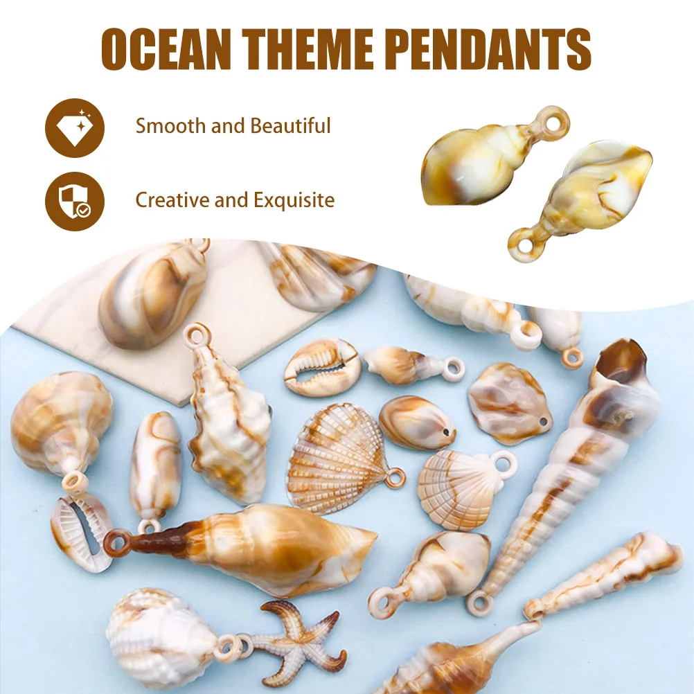 100Pcs Ocean Theme Pendant Charms Jewelry Making Craft Supplies DIY Seashell Necklace Bracelets Accessories DIY Charm Pendant
100Pcs Ocean Theme Pendant Charms Jewelry Making Craft Supplies DIY Seashell Necklace Bracelets Accessories DIY Charm Pendant