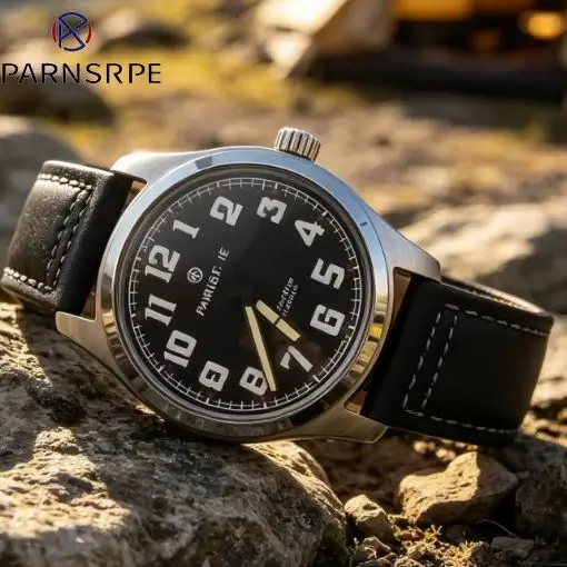 PARNSPPE 40mm Watch Stainless Steel Sapphire Waterproof Calendar automatic Mechanical Retro watch Pilot watch NH35 Men's watch
PARNSPPE 40mm Watch Stainless Steel Sapphire Waterproof Calendar automatic Mechanical Retro watch Pilot watch NH35 Men's watch