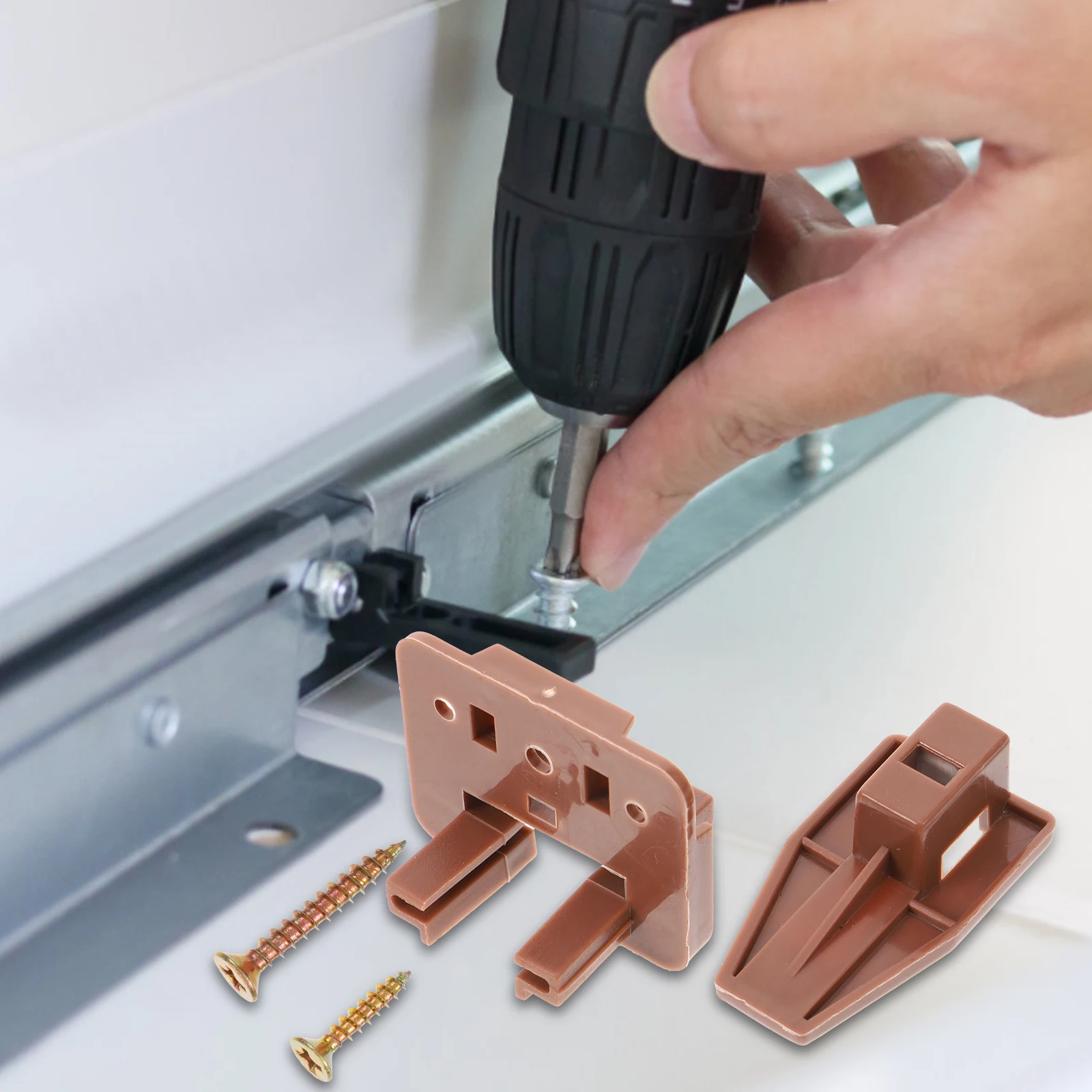 2 Sets Drawer Slides Stopper Undermount Rails Positioner Furniture Repair Mount Guides Replacement Parts Plastic
2 Sets Drawer Slides Stopper Undermount Rails Positioner Furniture Repair Mount Guides Replacement Parts Plastic