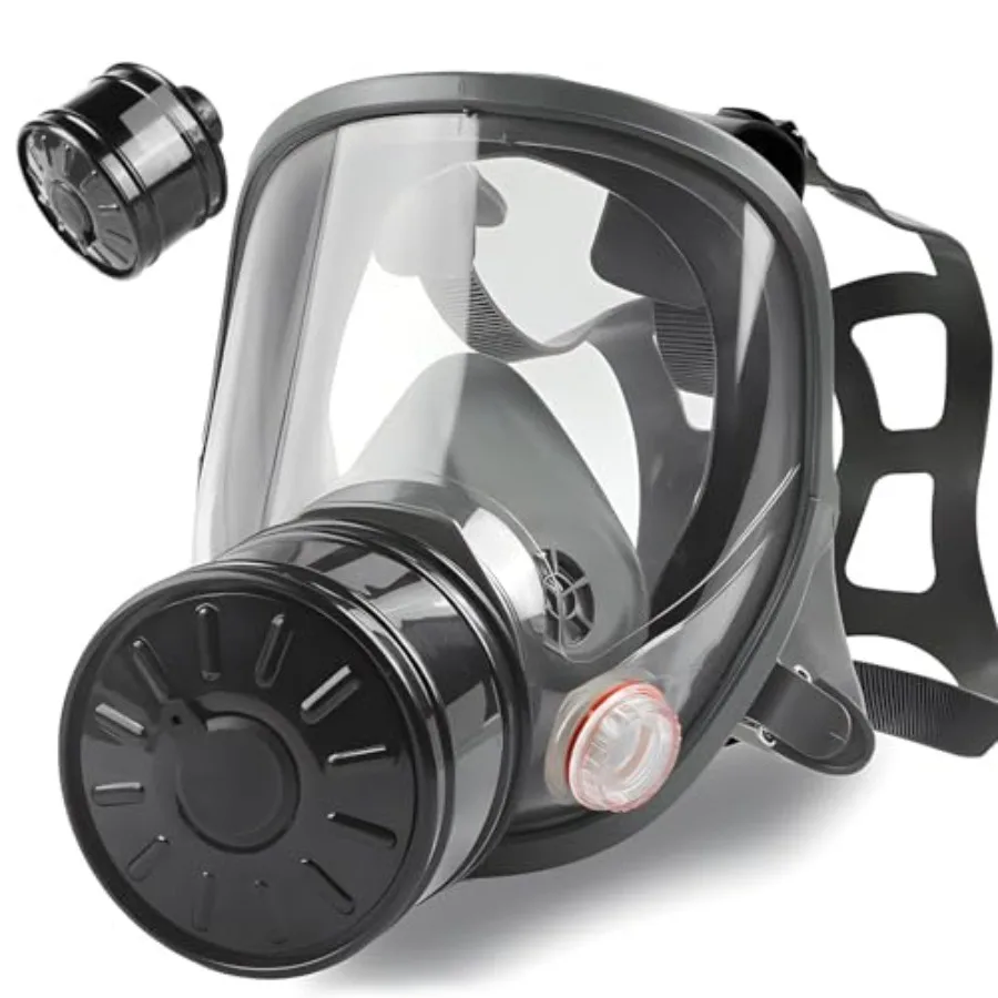 Gas Masks Survival Nuclear and Chemical Gas Mask with 40mm Activated Carbon Filter Full Face Respirator Mask for Gases Chemical
Gas Masks Survival Nuclear and Chemical Gas Mask with 40mm Activated Carbon Filter Full Face Respirator Mask for Gases Chemical