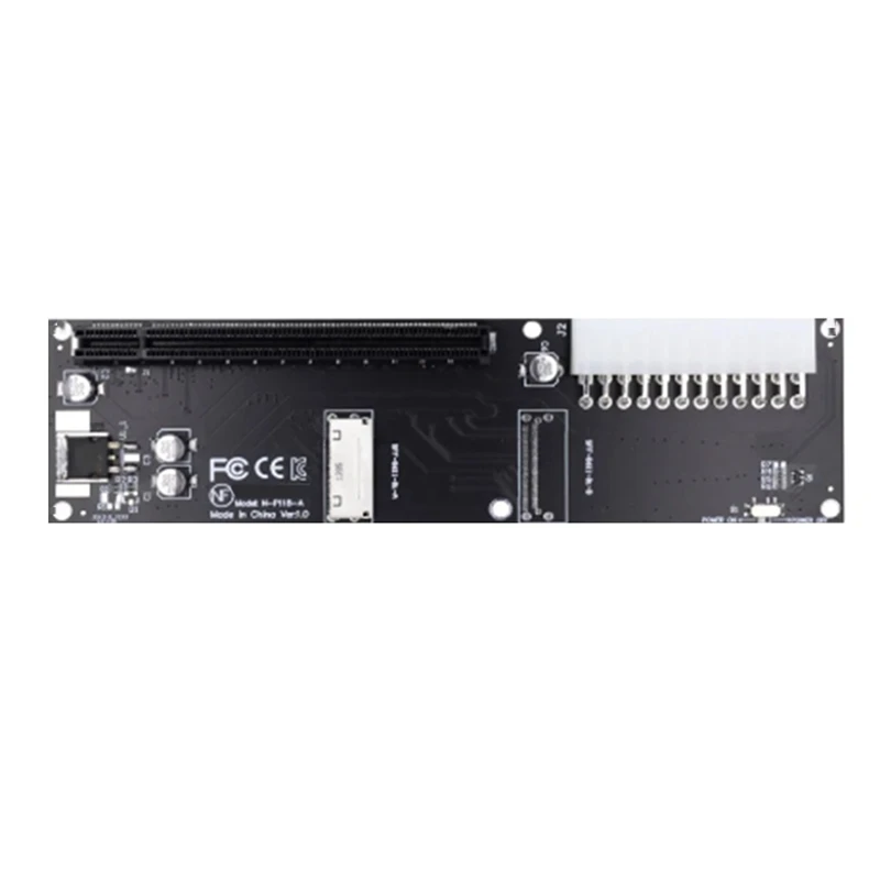 Адаптер Oculink SFF-8612 8X на PCIE X16 PCI-Express с ATX 24-контактным портом питания для материнской платы, графической карты
Адаптер Oculink SFF-8612 8X на PCIE X16 PCI-Express с ATX 24-контактным портом питания для материнской платы, графической карты