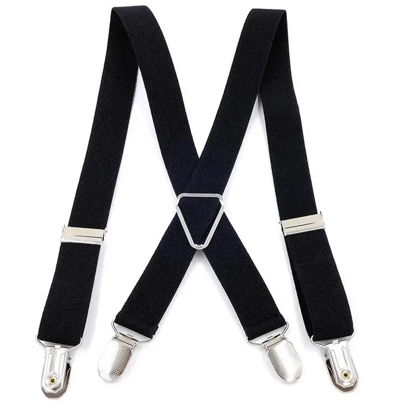 Creative Adjustable Suspenders For Men Women X Back Elastic Pants Braces 2 5CM Width 4 Clip Design Fashion Accessory
Creative Adjustable Suspenders For Men Women X Back Elastic Pants Braces 2 5CM Width 4 Clip Design Fashion Accessory