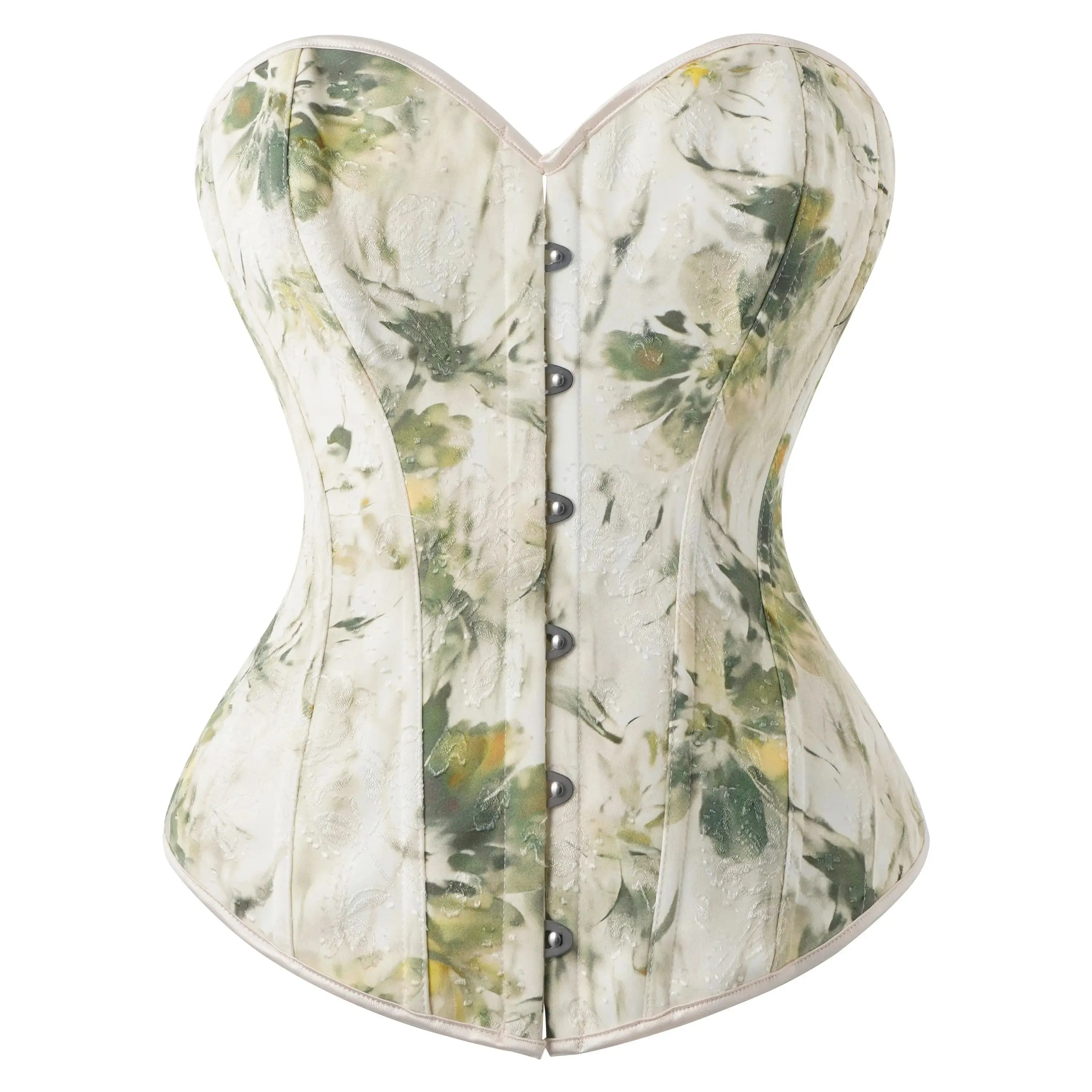 French Vintage Oil Painting Print Lace-Up Boned Corset – Retro Jacquard Bustier for Hourglass Silhouette
French Vintage Oil Painting Print Lace-Up Boned Corset – Retro Jacquard Bustier for Hourglass Silhouette
