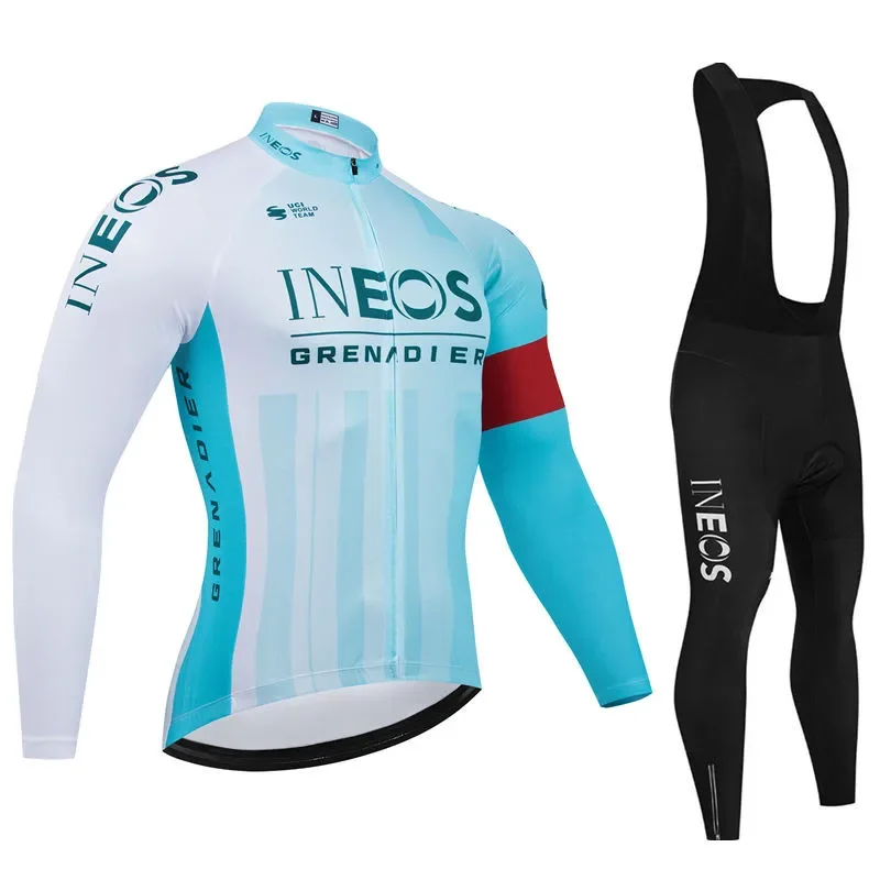 Ineos Autumn 2025 Pro Team Cycling Jersey19D Bib Set MTB Uniform Bicycle Clothing Quick Dry Bike Clothes Mens Long Cycling Wear
Ineos Autumn 2025 Pro Team Cycling Jersey19D Bib Set MTB Uniform Bicycle Clothing Quick Dry Bike Clothes Mens Long Cycling Wear