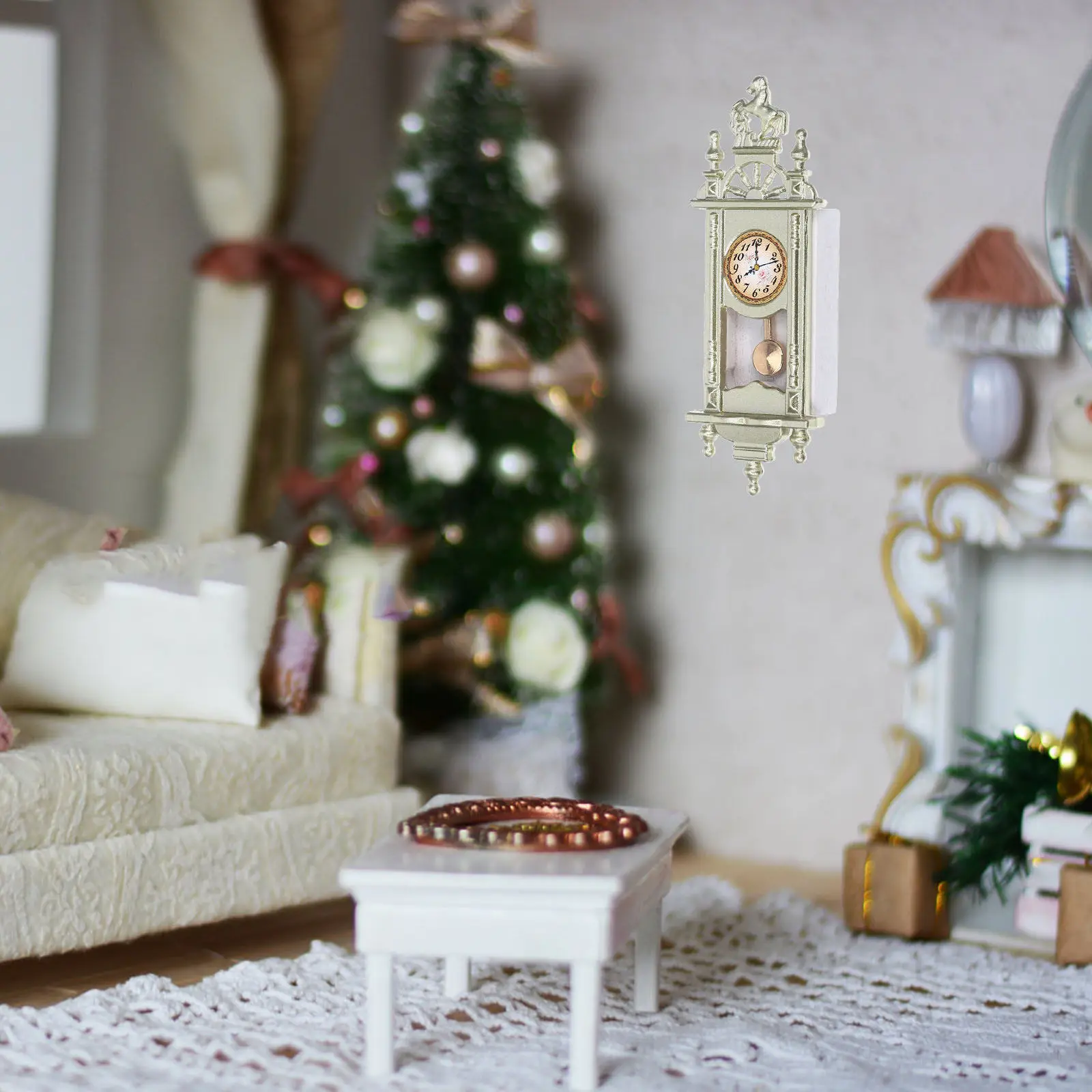 Mini Pendulum Clock Ornament Small Lightweight Zinc Alloy Mini House Decor Vintage Retro Style Simulation Pendulum Clock
Mini Pendulum Clock Ornament Small Lightweight Zinc Alloy Mini House Decor Vintage Retro Style Simulation Pendulum Clock
