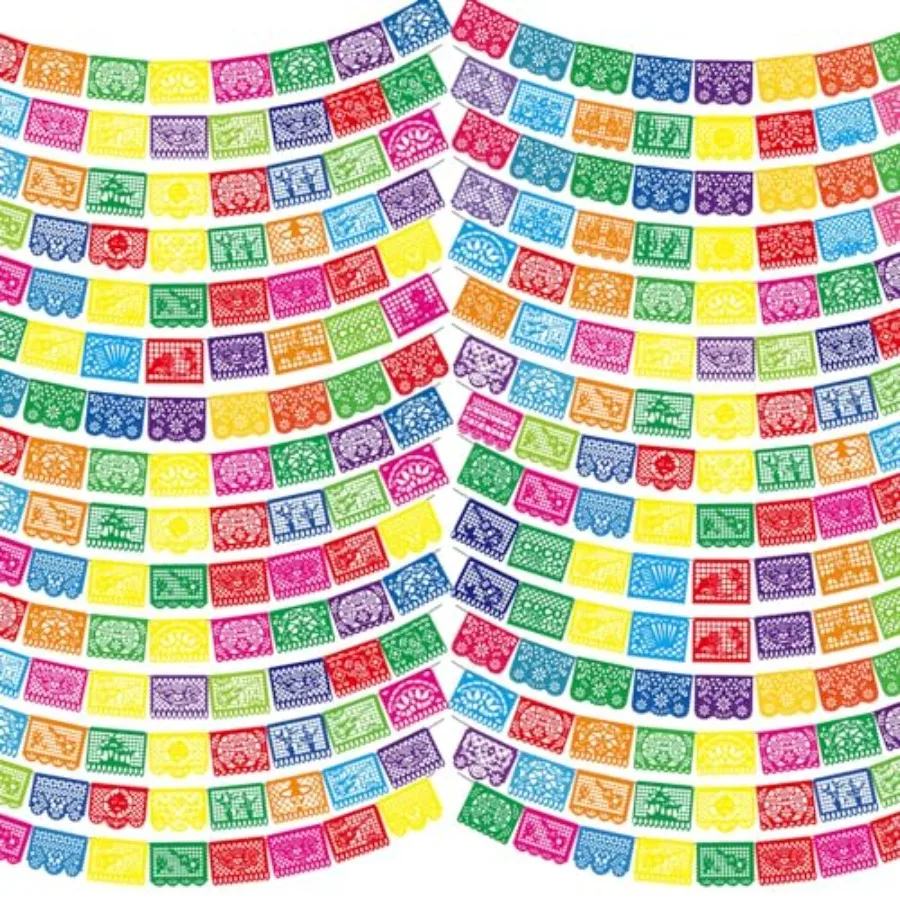 Pcs 15 Feet Mexican Party Banners for Fiesta Party Papel Picado Bulk Cinco de Mayo Decorations Flags Dia De Los Muertos Day of
Pcs 15 Feet Mexican Party Banners for Fiesta Party Papel Picado Bulk Cinco de Mayo Decorations Flags Dia De Los Muertos Day of