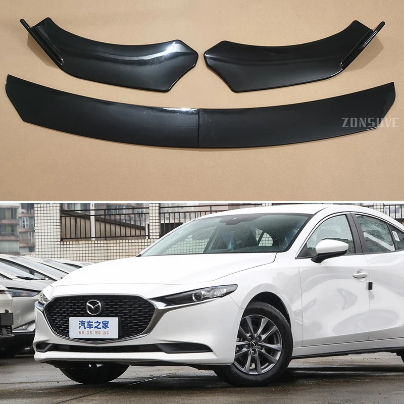 Universal 4pcs For Mazda 3 2014--2024 Year Front Bumper Lip Splitter Spoiler Body Kit Accessories
Universal 4pcs For Mazda 3 2014--2024 Year Front Bumper Lip Splitter Spoiler Body Kit Accessories