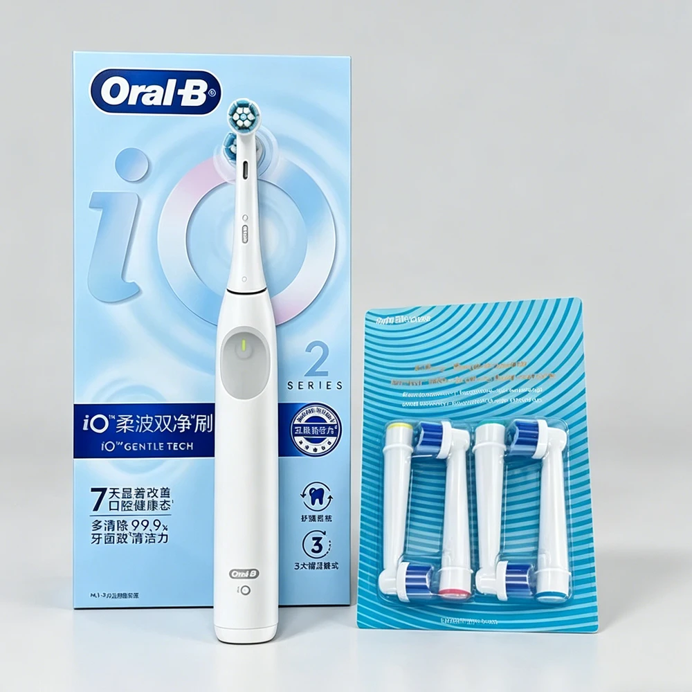 Oral B io2 Electric Toothbrush Rechargable Waterproof Smart Rotating Timing Electronic Tooth Brushes Toothbrush for Adults
Oral B io2 Electric Toothbrush Rechargable Waterproof Smart Rotating Timing Electronic Tooth Brushes Toothbrush for Adults