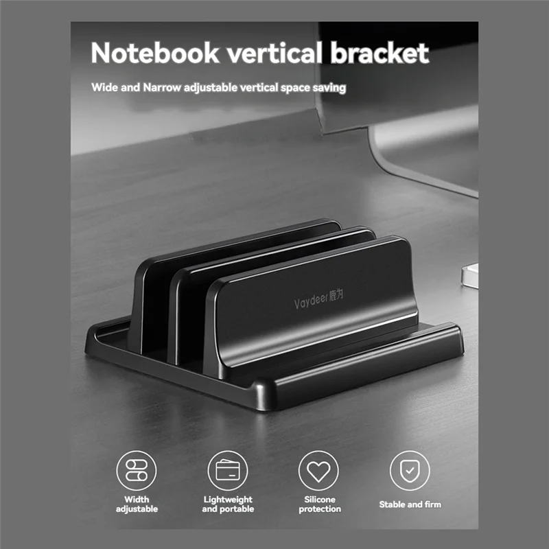 Vaydeer Adjustable Vertical Laptop Stand Holder Vertical Bracket Mount - Space Saving Organizer
Vaydeer Adjustable Vertical Laptop Stand Holder Vertical Bracket Mount - Space Saving Organizer