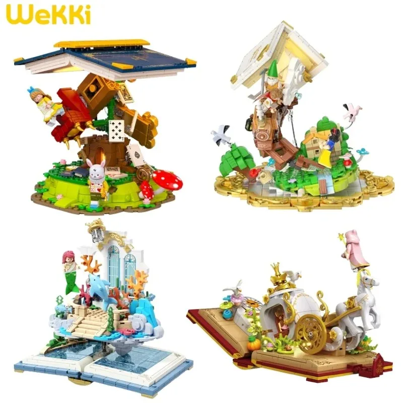 Creative Expert 3D Fairy Tale Storybook Building Blocks Rotatable Music Box Model with Figure DIY Assemble Toy Gift for Kid Girl
Creative Expert 3D Fairy Tale Storybook Building Blocks Rotatable Music Box Model with Figure DIY Assemble Toy Gift for Kid Girl