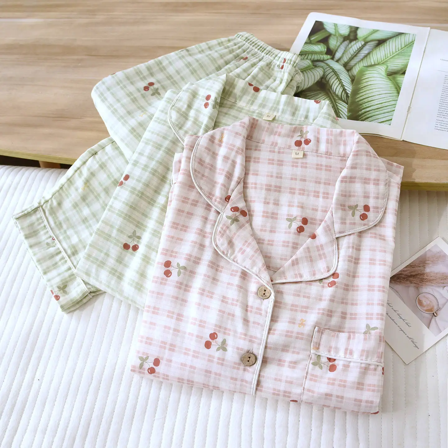 Women's Pajamas With Pants Nighties For Woman Sleepwear Cotton New Autumn Long Sleeve Pyjama Set Nightwear Night Clothing
Women's Pajamas With Pants Nighties For Woman Sleepwear Cotton New Autumn Long Sleeve Pyjama Set Nightwear Night Clothing