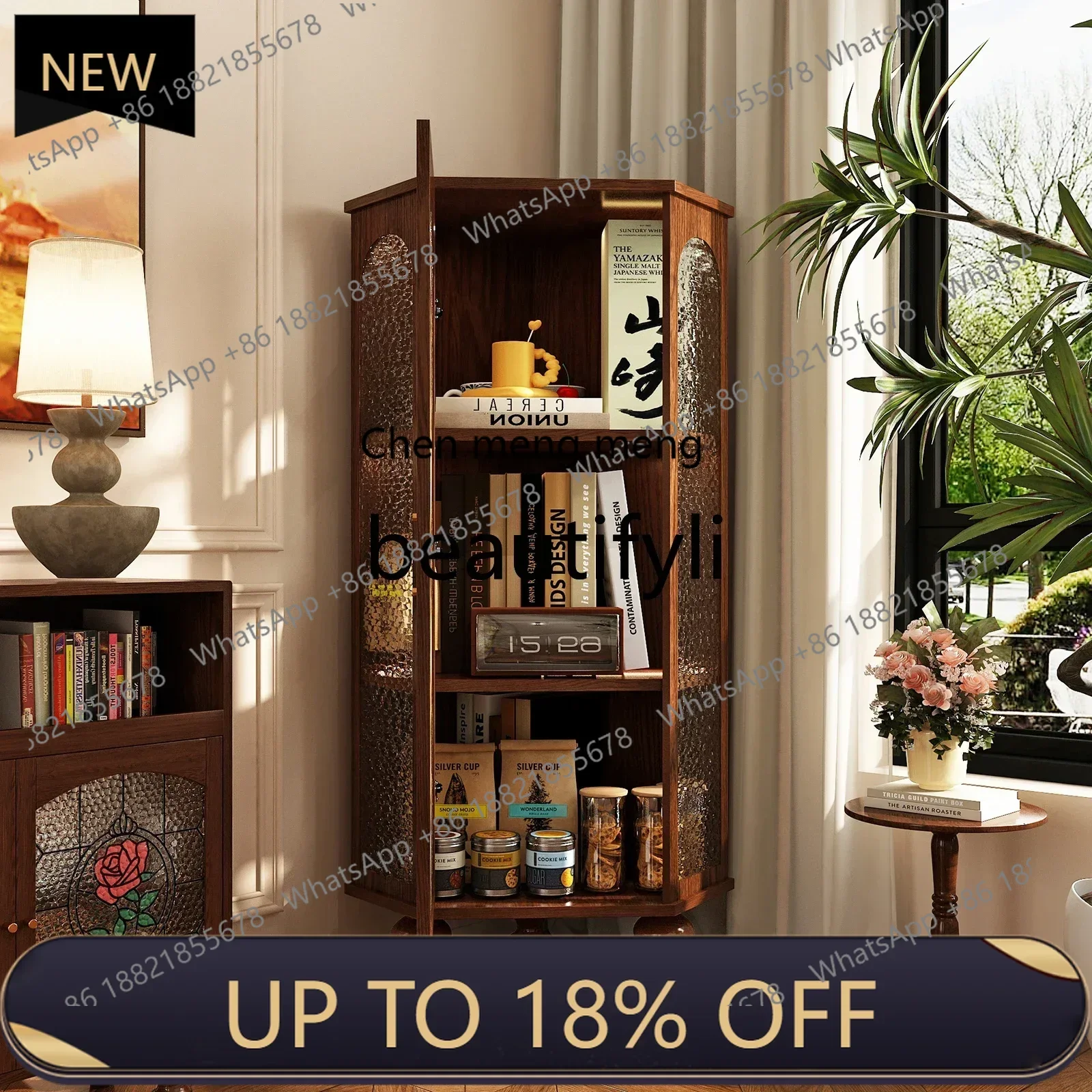 P178 Medieval solid wood corner cabinet, living room sofa locker, bedroom bedside storage locker
P178 Medieval solid wood corner cabinet, living room sofa locker, bedroom bedside storage locker