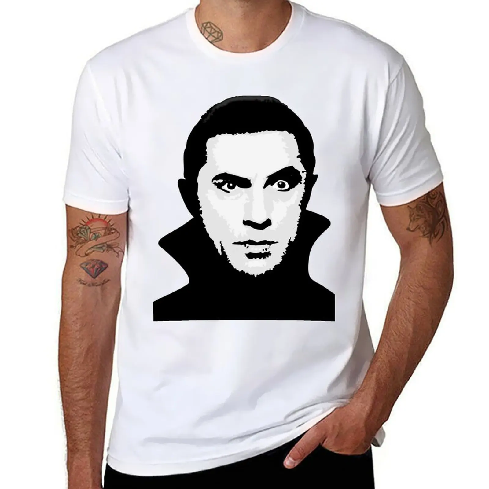 Bela Lugosi black and white vector portrait T-Shirt t shirts for man cotton funny cotton t shirts high quality T-Shirt
Bela Lugosi black and white vector portrait T-Shirt t shirts for man cotton funny cotton t shirts high quality T-Shirt