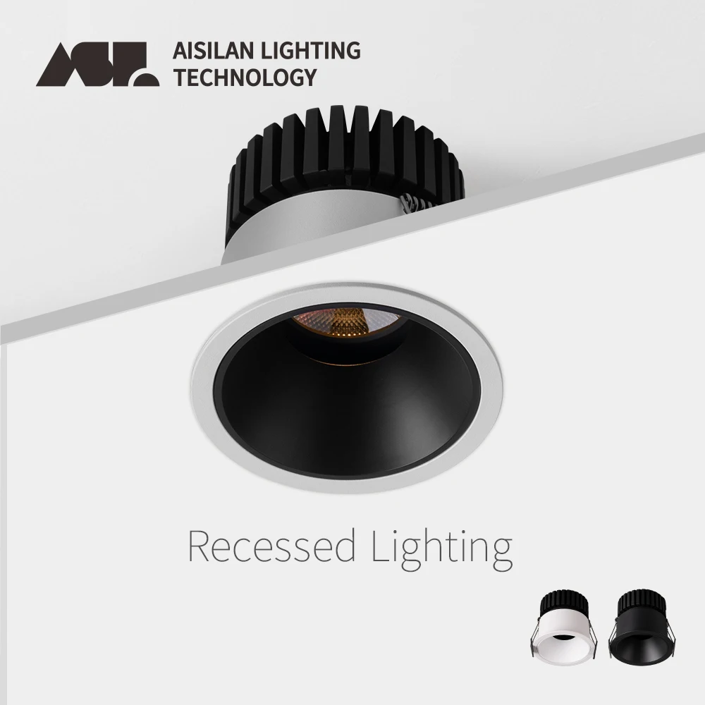 Aisilan LED Adjustable Angle CRI 97 Downlight Indoor Anti-glare Aluminum Recessed Light Fixture for Living Room Bedroom Office
Aisilan LED Adjustable Angle CRI 97 Downlight Indoor Anti-glare Aluminum Recessed Light Fixture for Living Room Bedroom Office