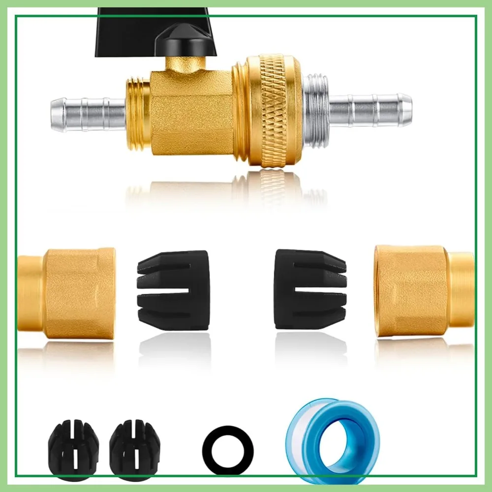 Expandable Hose Repair Kit, 0.353" Barb with GHT Female & Male Ball Valves, Brass (1 Set) - Check Compatibility
Expandable Hose Repair Kit, 0.353" Barb with GHT Female & Male Ball Valves, Brass (1 Set) - Check Compatibility